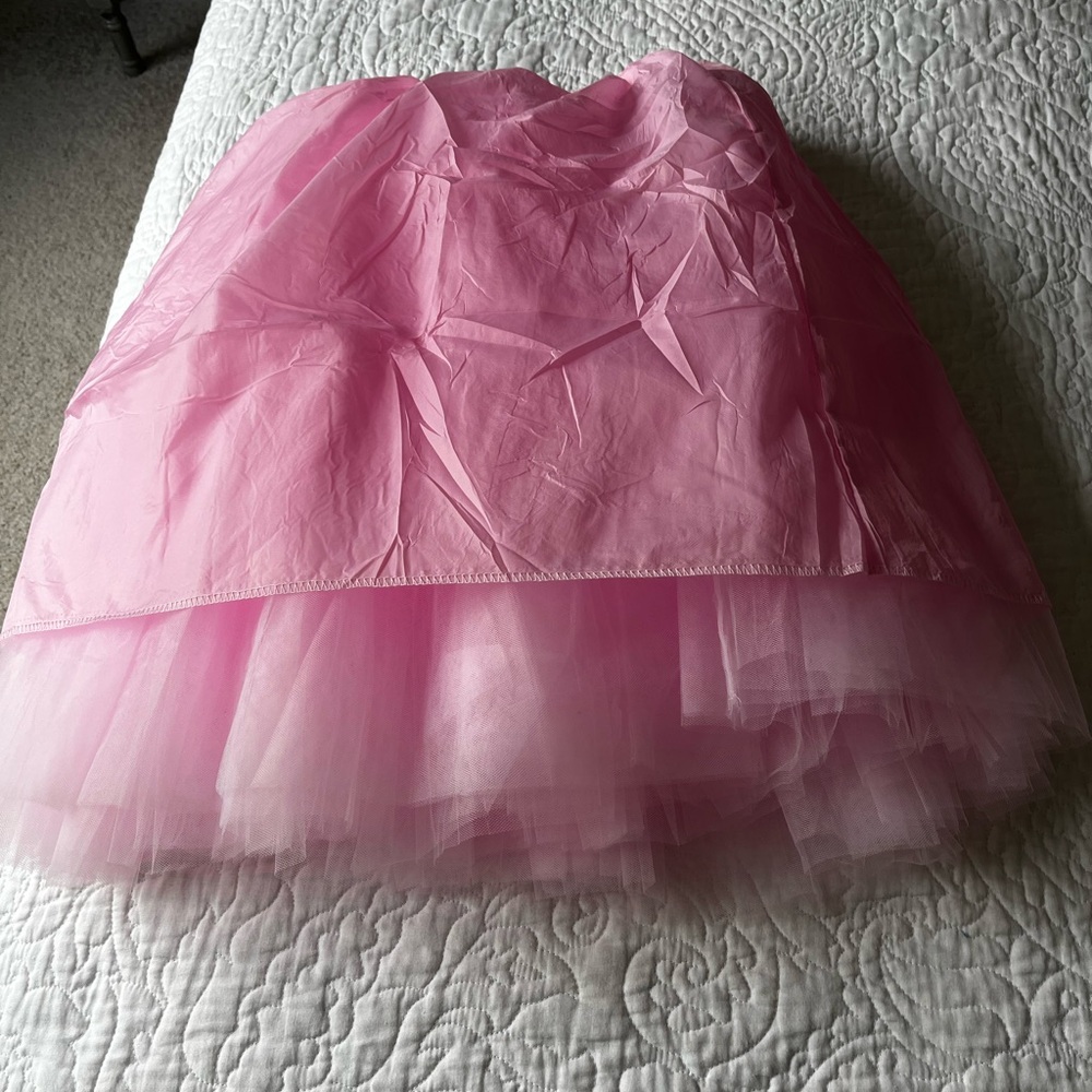 Elegant Pink Tulle Skirt